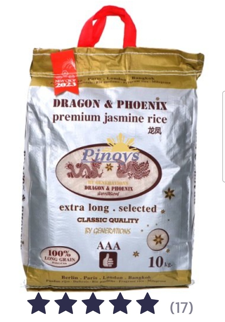Dragon & Phoenix Dragon Longrain Perfume Rice 10kg.  