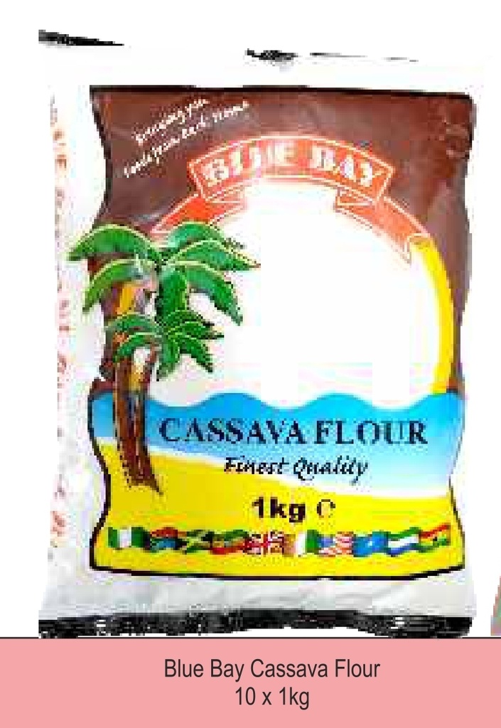 Blue Bay Cassava Flour Lafun/kokonte 10x1kg.