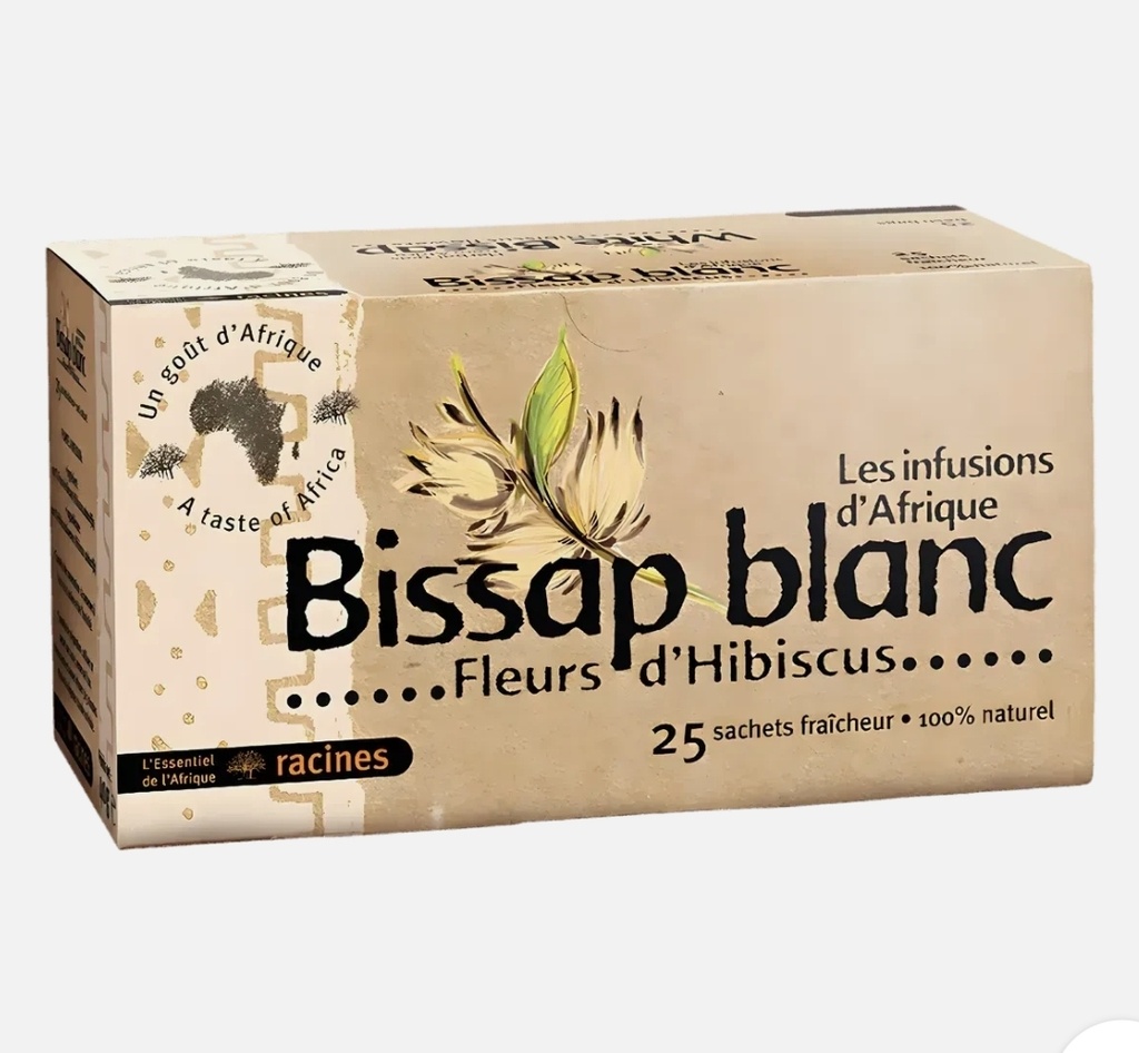 Tisane Bissap Blanc 10x25gm Sachets (40gm).
