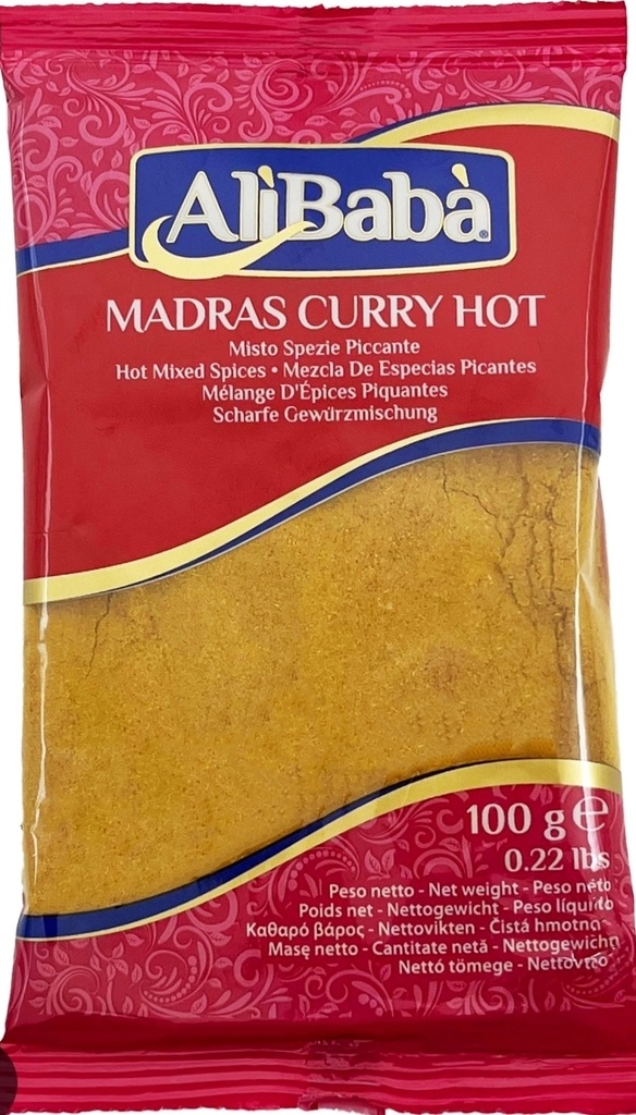 Apna Baba Madras Hot Curry Powder 20x100gm.