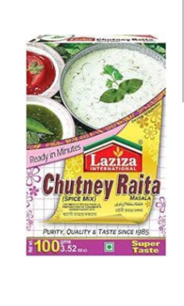 Laziza Chutney Raita Masala 6x100gm