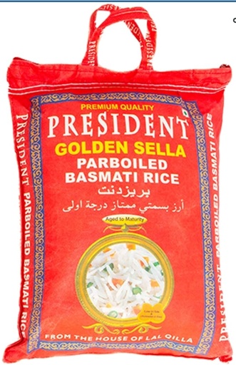 President Golden Sella Basmati Rice 4x5kg