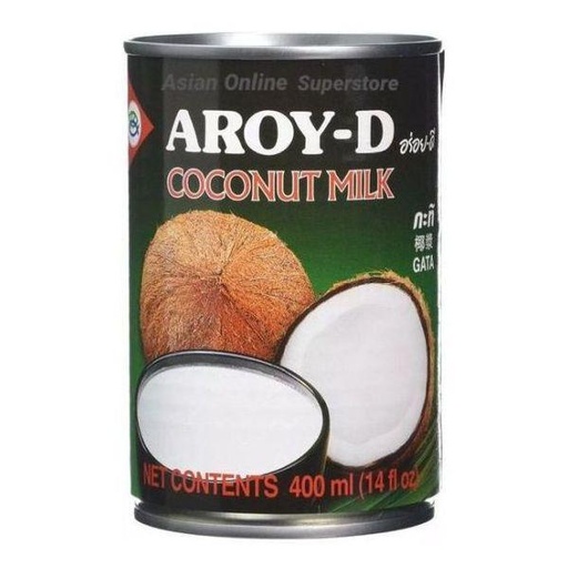 Aroy D Coconut Milk Canned 24x400ml 
