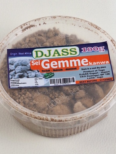 DJASS Sel gemme/Bicarbonate/kanwa 14x100gm 