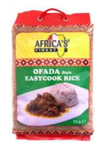 Africa Finest Nigerian Ofada Rice 5kg.Per Pc.