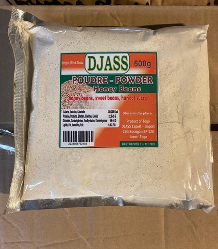 DJASS Flour of Sweet Beans/Honey Beans 20x500gm.