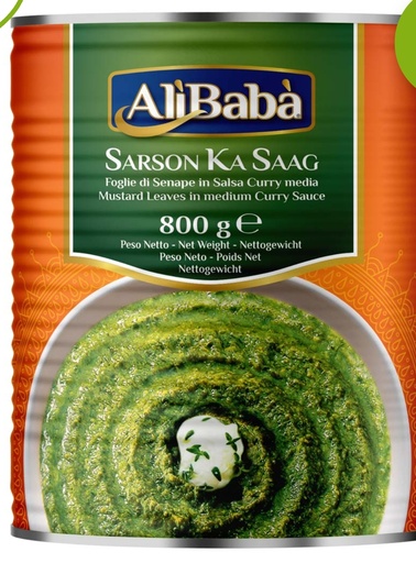 Ali Baba Sarson Ka Saag 12x850gm.