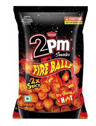 Nepal 2PM Fire Ball x2 Spicy Snacks Chips 60x60gm 