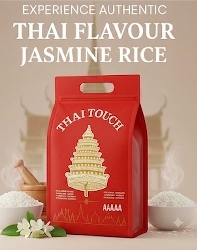 Thai Touch Long Grain Perfume Rice AAAAA. 20x1Kg.