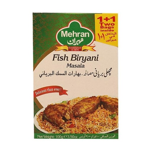 Mehran Fish Biryani Masala 12x110gm