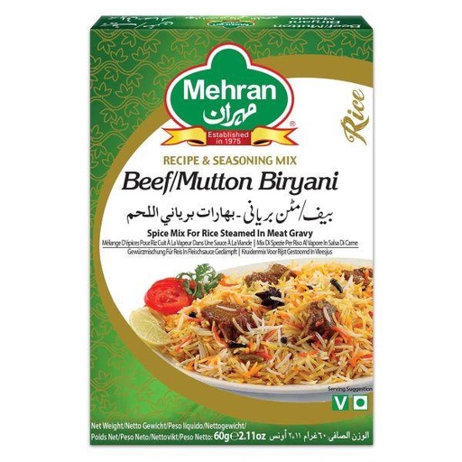 Mehran Beef/Mutton Biryani 12x120gm